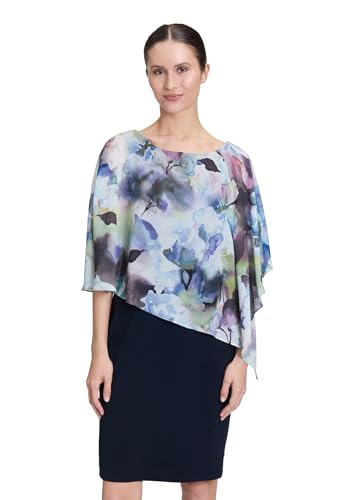 Vera Mont Vestido de cĂłctel para Mujer, Azul Oscuro/Morado, 40