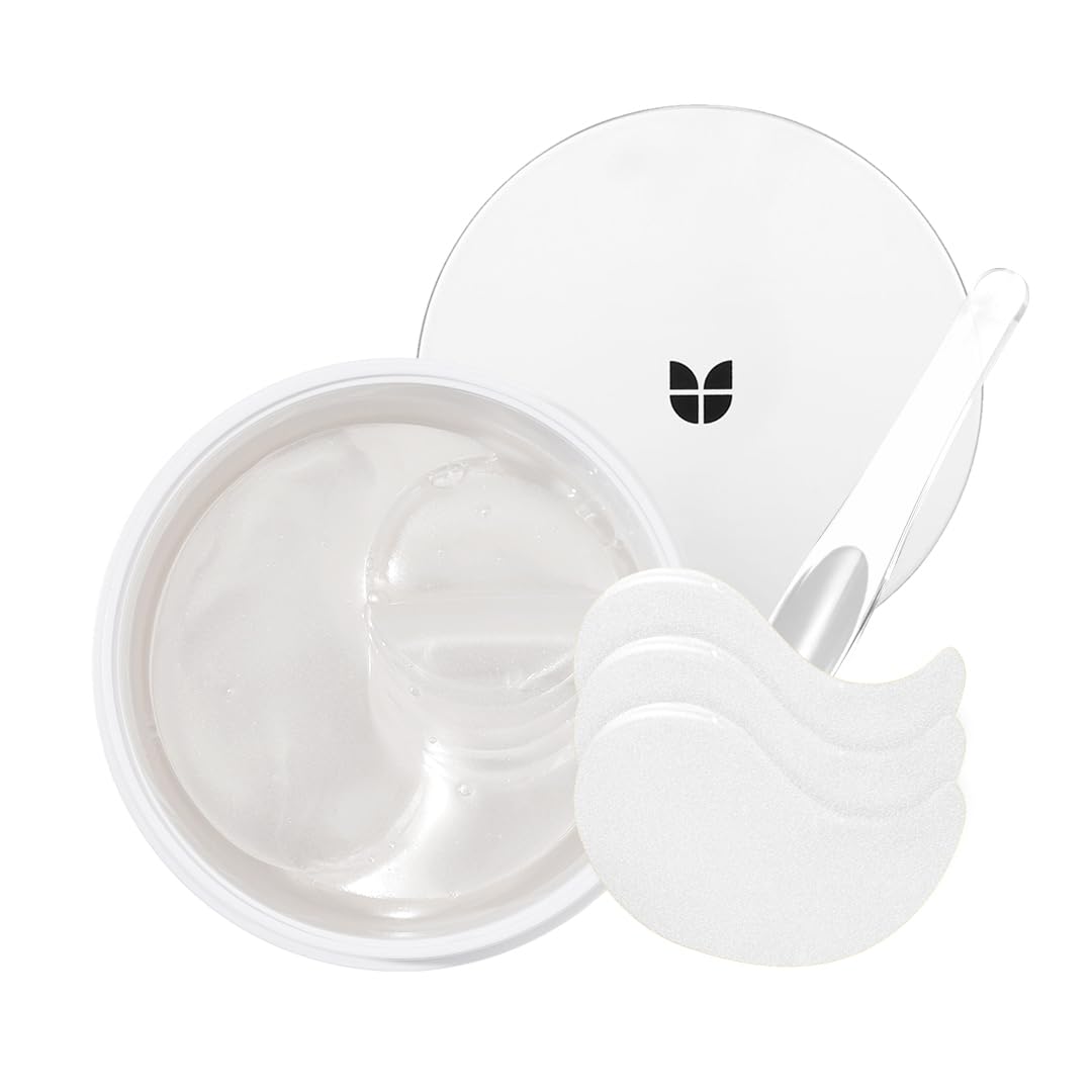 [MIZON] PURE PEARL EYE GEL PATCHES (x60) Korean Skincare - Eye mask - Under eye pads for Dark circles - Wrinkle care - Anti aging - 90% of natural ingredients