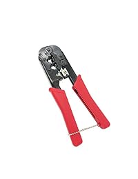 Cable de red Kit de herramientas ealona Red Informática LSA Punchdown Tool de alambre, Dual-Modular, crimpadora, Stripper RJ45 RJ11 RJ12 CAT5 Cat 6, LAN Cable Tester