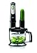 Braun MQ70BK Multiquick Hand Blender 6-Cup Food Processor Attachment, Black