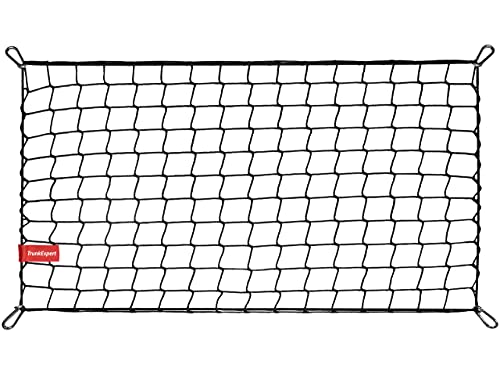 TrunkExpert Kofferraum Netz Kompatibel mit Hyundai i30 II CW Kombi : 2011-2016, Gepäcknetz Elastisch Kofferraumnetz Organizer & Sicherung für den Autonetz Aufbewahrung Netztasche mit Klett