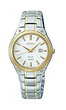 Seiko Women's SUT128 Dress Solar Analog Display Japanese Quartz Two Tone Watch