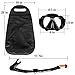 Scientoy Snorkel Set- Dive Mask with Easy-Breath Dry Top Valve, Anti Fog Lens, Wide View - Adjustable Snorkel Mask for Adult and Youth