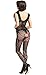 Amoretu Womens Lingerie Crotchless Fishnet Stocking Tights