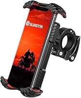 SUNGYIN Handyhalterung Fahrrad Universal Handyhalterung Motorrad 4,7-7 Zoll Smartphone 360° Drehung Outdoor Halter...