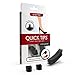Heel Tip Replacement Cap & Wrap, 1 Pair (Small, Black)