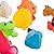 13Pcs assorted cute soft rubber float sqeeze sound baby wash bath play toy, animals toys