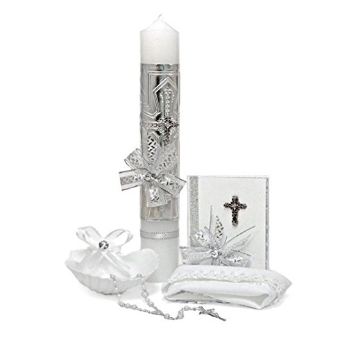 baptism candle set for boy