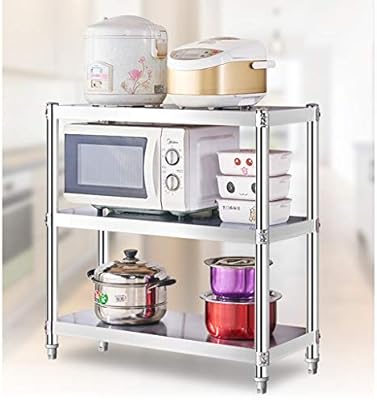 Shelf Kitchen Floor Stand Thick Stainless Steel Storage Rack