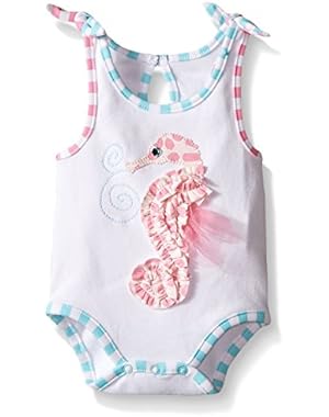 Baby Girls' Seahorse Crawler