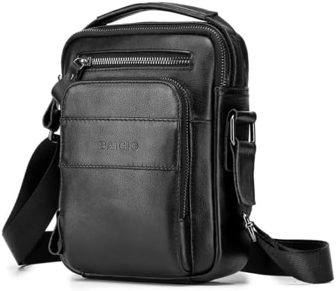 Amazon.com: TOTTO Men's Crossover Bag, Black, Medium : Clothing
