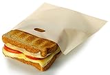 RL Treats Non Stick Reusable Toaster Bags for Sandwich and Grilling, Pack of 3