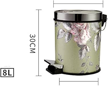 Princess Home - Botes de basura ovalados para cocina, salón, baños con