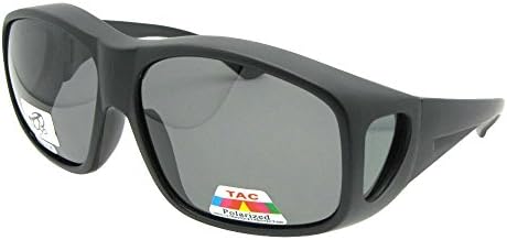 Fit Over Glasses Sunglasses Polarized Wrap Around with Side Window Shields Full Amazon.com: CAXMAN Polarized Sunglasses Fit Over Glasses w  main image 3