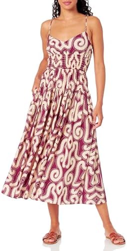 moon river pink floral dress Moon River Shirred V Neck Puff Sleeve Midi Dress