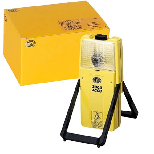 HELLA 2XW 007 146-011 Halogen-Warning Light 3003 - 6V - Yellow