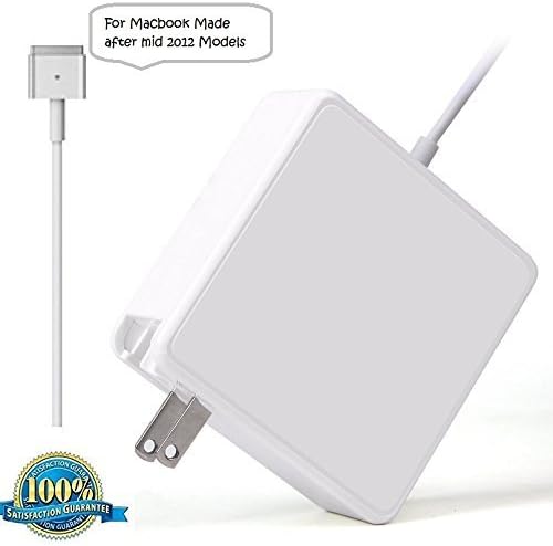 Uion Tech Macbook Pro Charger, 60watt Magsafe 2 Power Adapter Ac Charger for MacBook Pro 13-inch 15inch and 17 inch Models after 2012