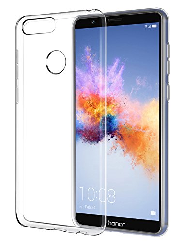 Huawei Honor 7X Case, Huawei Mate SE Case, OEAGO [Ultra Slim Thin] with Soft Feel Flexible and Easy Grip Gel Premium TPU Rubber Silicone Skin Cover Back for Huawei Honor 7X/Huawei Mate SE - Clear