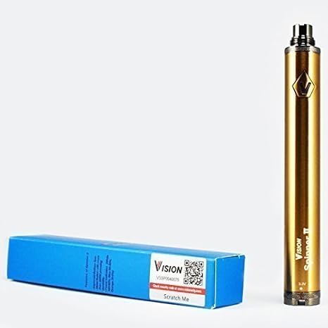 100% Genuine Vision Spinner 2 (II) 1600mAh Variable Voltage (VV) Battery - comes with scratch code to verify authenticity (Go
