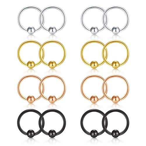 Fectas 22g 20g 18g Helix Daith Tragus Cartilage Earrings Hoop