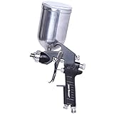 CARTMAN Professional Spray Gun W-71, W-71G, Aluminum Cup 13.6 oz Capacity, 3.0-4.0 CFM (Cubic feet per Minute), Optimal Working Pressure 3.5bar/50psi, Nozzle Size:1.5mm