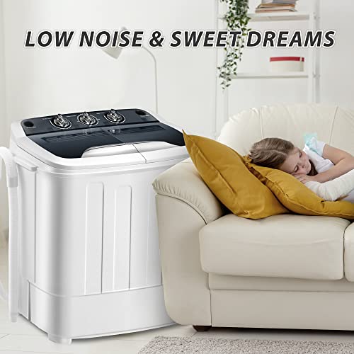 Spurgehom Portable Washing Machine, 20lbs Mini Washing Machine