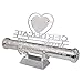 Certificate Holder，FGF Silver Plated Engraved Keepsake Marriage Certificate Holder with Stand and Heart Frame 9-Inch RKS-PCH011