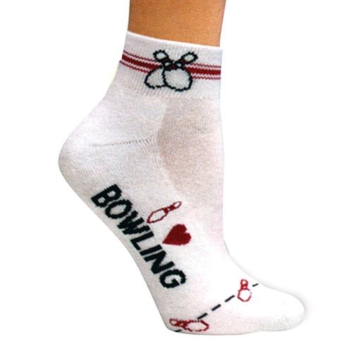 I Love Bowling Socks by Master Pricepulse