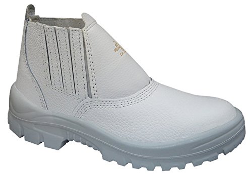 Botina Elástica sem Biqueira Bidensidade Branca Garra 40