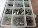 460pc Industrial Shop Assortment Woodruff Key SNAP Ring ROLL PIN E-Clip SA-460