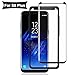 Galaxy S8 Plus Screen Protector,AceTend [Case Friendly] Fix Frame,Full Coverage,HD Clear,Anti-Bubble,Anti-Scratch,Easy Installation-3D Curved Tempered Glass Screen Protector for Samsung Galaxy S8 Plus