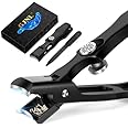 Nail Clippers for Men Thick Nails, Large Wide Jaw Opening German Toenail Clippers for Seniors with Catcher - Heavy Duty Stainless Steel No Splash Fingernail Clippers Cutter w Storage