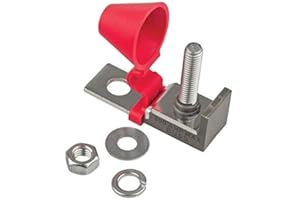 Bay Marine Supply – MRBF Terminal Fuse Block (Fuse Not Included) - Single Stud - Compact Mount for Marine Rated Battery Fuse