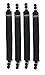 Military Uniform Supply Shirt Holders - STRAIGHT Military Shirt Stays, Black, One Size