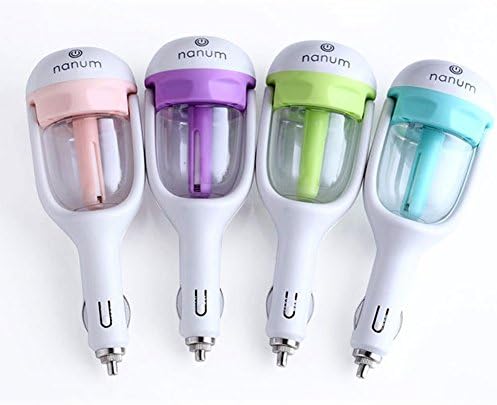 [2 in 1] Nanum Car Air Humidifier and Aromatherapy Essential Oil Diffuser (green)