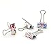 Z ZICOME Cute Small Colorful Binder Clips, 3/4-Inch, 50 Pack