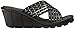 Skechers Cali Women's Promenade Star Light Wedge Sandal, Black Gem, 8 M US