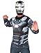 Rubie's Men's Captain America: Civil War Machine Long Sleeve Costume Top, Standard