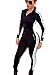 Women Long Sleeve Zipper Sexy Clubwear Bodycon Long Jumpsuit Rompers