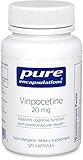 Pure Encapsulations - Vinpocetine 20 mg - Hypoallergenic Supplement to Support Cognitive Function and Cerebrovascular Health* - 120 Capsules