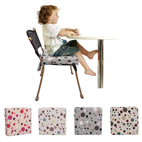 Clearance Chair Increasing Cushion for Baby Boys Girls, Iuhan Toddler Booster Seat Cushion, Kids Infant Portable Dismountable Adjustable Highchair Booster Cushion Washable Thick Chair Seat (Beige)