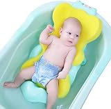 Infant Bath Mat 19.7x11.8x1.8 Blue Skid Proof Cushioned Baby Bath view 8