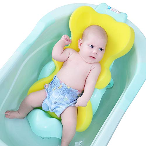 HALLO Soft Infant Bath Sponge Anti Bacterial And Skid Proof Baby Bath