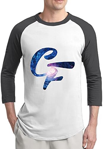 Connor Franta Youtuber Logo Men's 3/4 Sleeve Crew-neck Baseball Jersey Raglan T-shirt Large