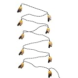 Kurt Adler UL 10-Light White Owl with Glitter Light Set