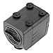 400 GPH Submersible Water Pumps for Aquarium, Tabletop Fountains, Pond, Water Gardens and Hydroponic Systems with Two Nozzles, CE-ROHS Approved, 5.9 ft Power Cord