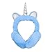 Girls Unicorn Earmuffs Winter Warm Soft Plush Ear Warmers for Kids Adults