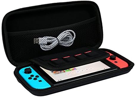 Nintendo Switch Carrying case, Protective Storage bag Hard Travel Case for Nintendo Switch Console (Black) (switch carrying case)