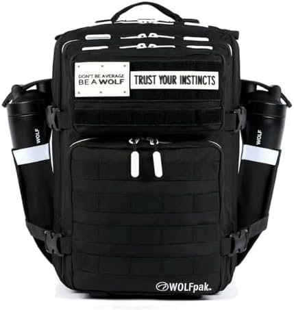 バッグ ALLOUT BACKPACK 45L BLACK AND WHITE Amazon.com | WOLFpak 45L Tactical Gym Backpack (Alpha Black
