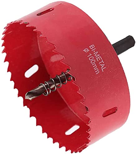 Bi-Metal Hole Saw M42 HSS Drill Bit Hole Cutter Hole Saws for Wood Metal Plastic Aluminum 100mm